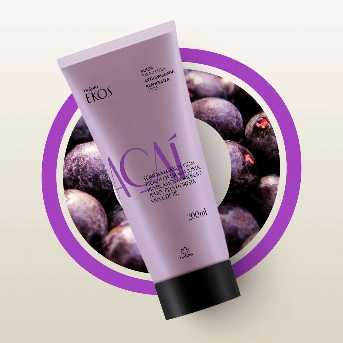 Ekos Açaí Gel de Baño Desodorante Hidratante - 200ml