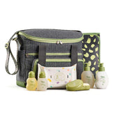 Conjunto de bolso cambiador para mamá y bebé
