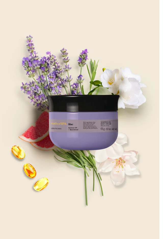 Nativa SPA Lilac Smoothing Whipped Oil Body Cream 175g