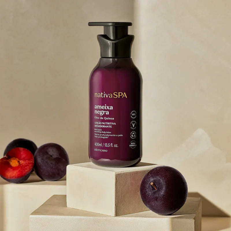 Loção Hidratante Desodorante Corporal Nativa SPA Ameixa Negra, 400ml