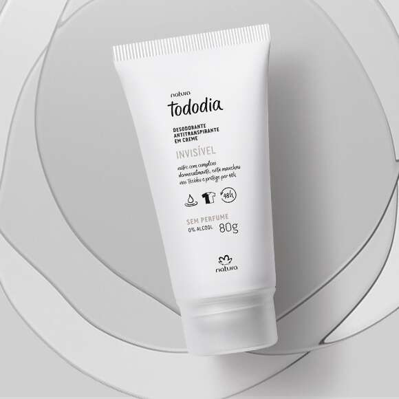 Crema desodorante antitranspirante Tododia sin perfume 80 g
