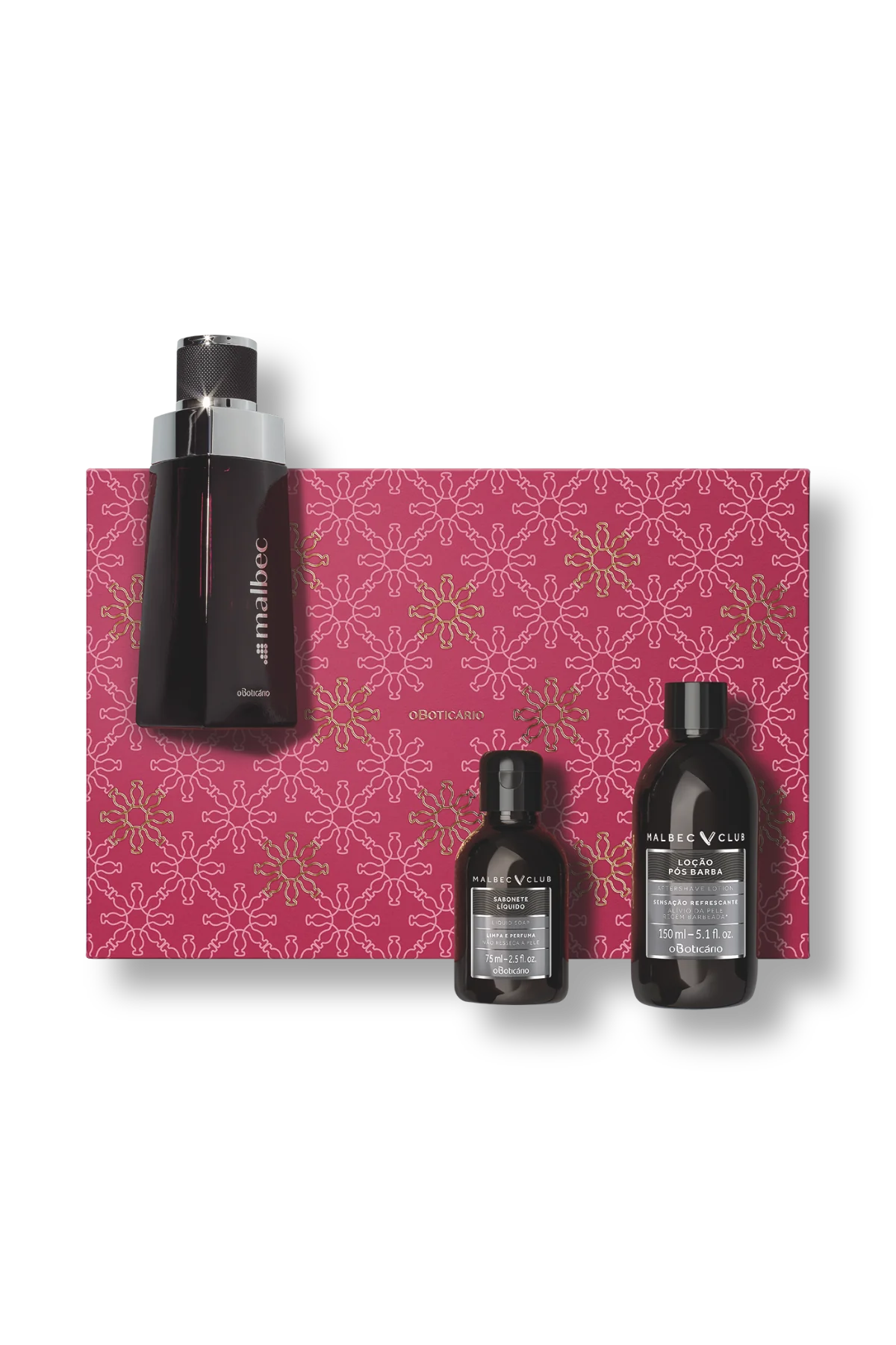Malbec - Holiday 23 Gift Set: 100ml Cologne,150ml After Shave, 75ml Liquid Soap