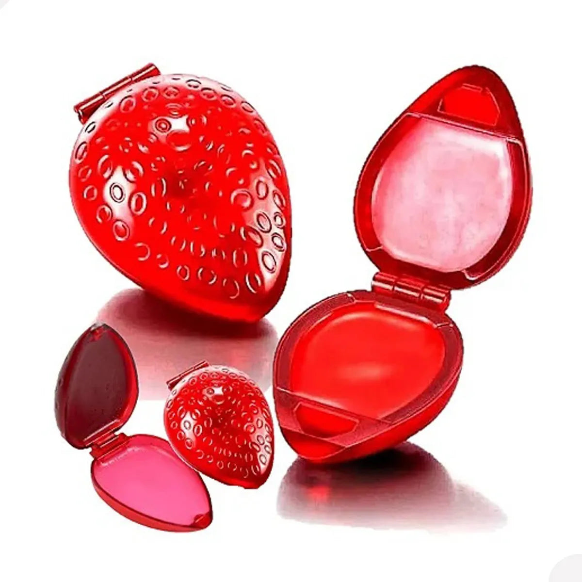 Brillo labial cremoso de tarta de fresa