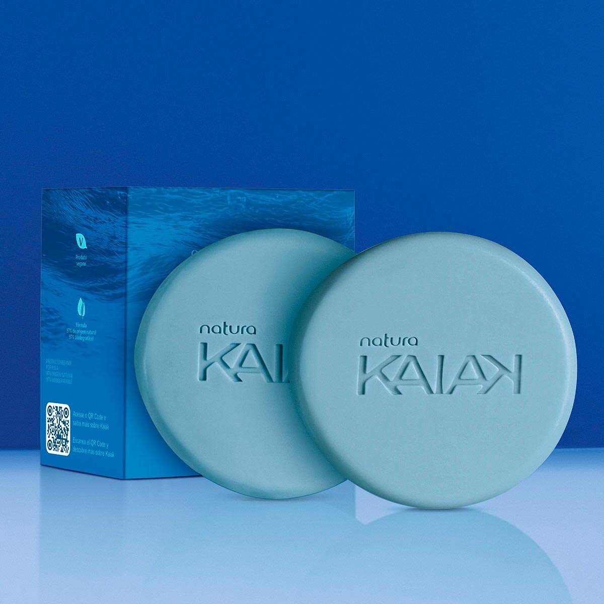 Jabón corporal y para barba Kaiak con 2 unidades - 90g cada una