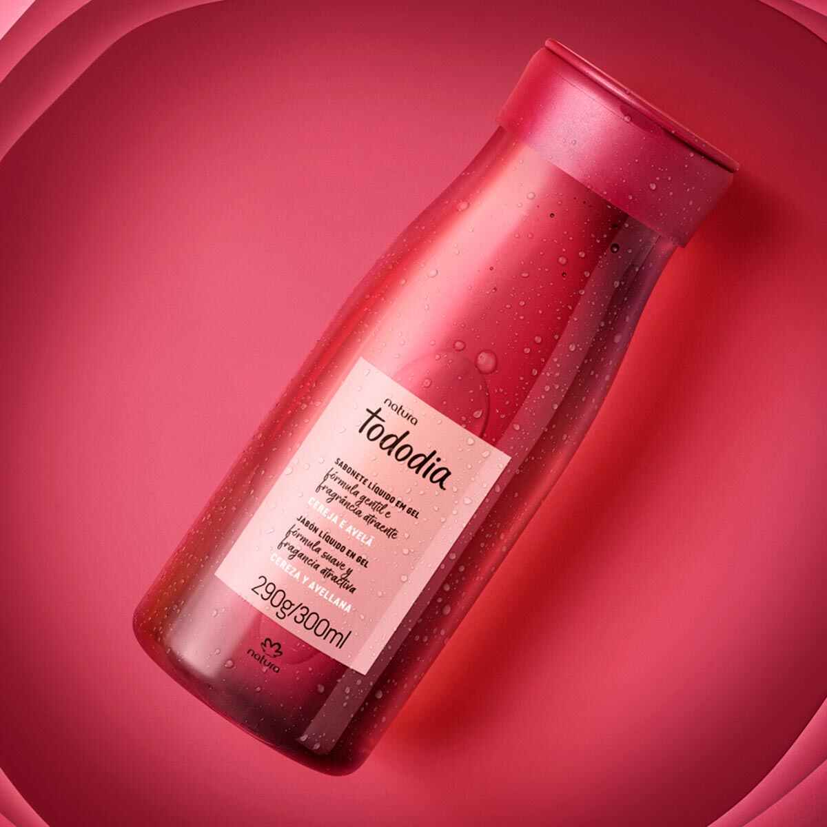 Sabonete Líquido em Gel Tododia Cereja e Avelã 300ml