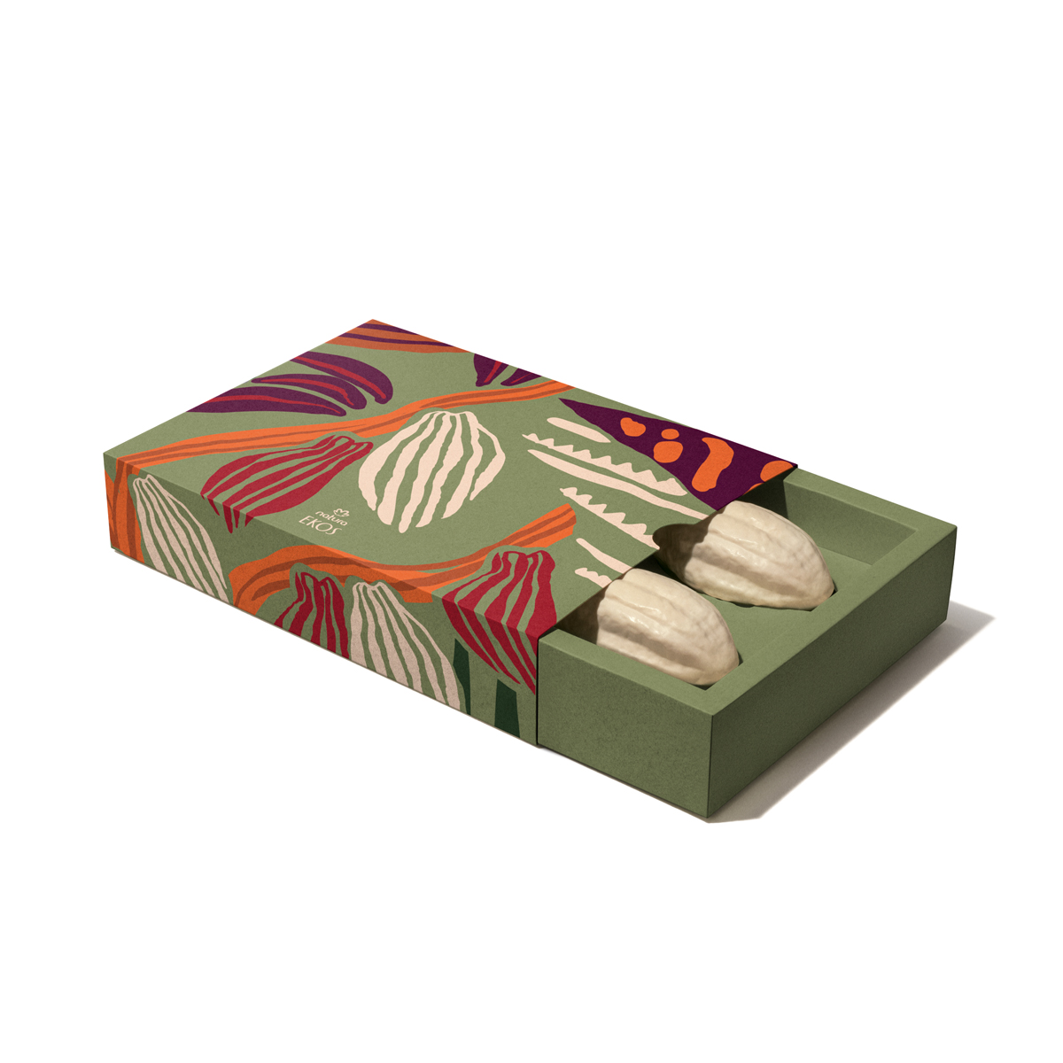 Jabón en barra Ekos Cacao - 4 unidades de 100g - Edición Limitada