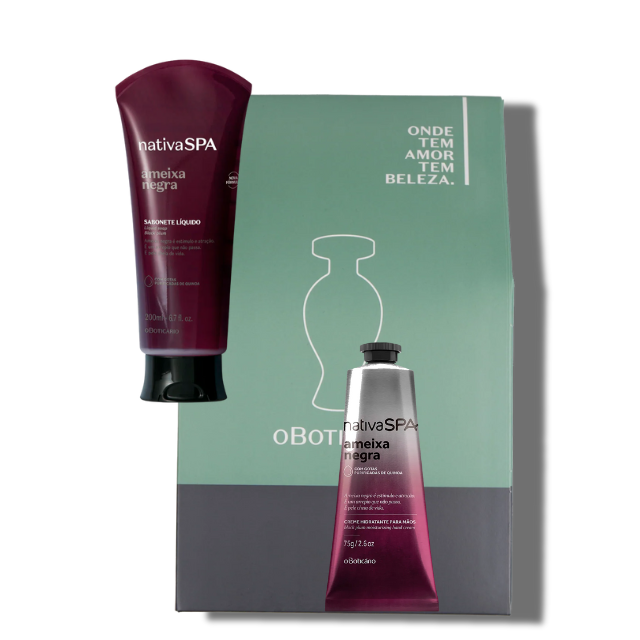 Kit Presente Nativa SPA Ameixa Negra