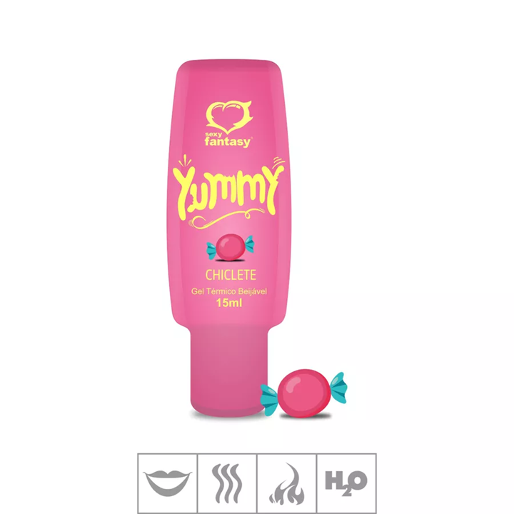 Gel comestible YUMMY HOT 15 ml - Chicle