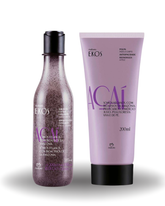 Kit Ekos Açaí: Hidratante 200ml + Esfoliante Corporal 185ml