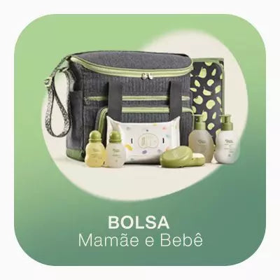 Conjunto Bolsa com Trocador Mamãe e Bebê