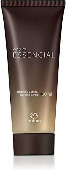 Shampoo Cabelo Corpo e Barba Essencial - 100ml