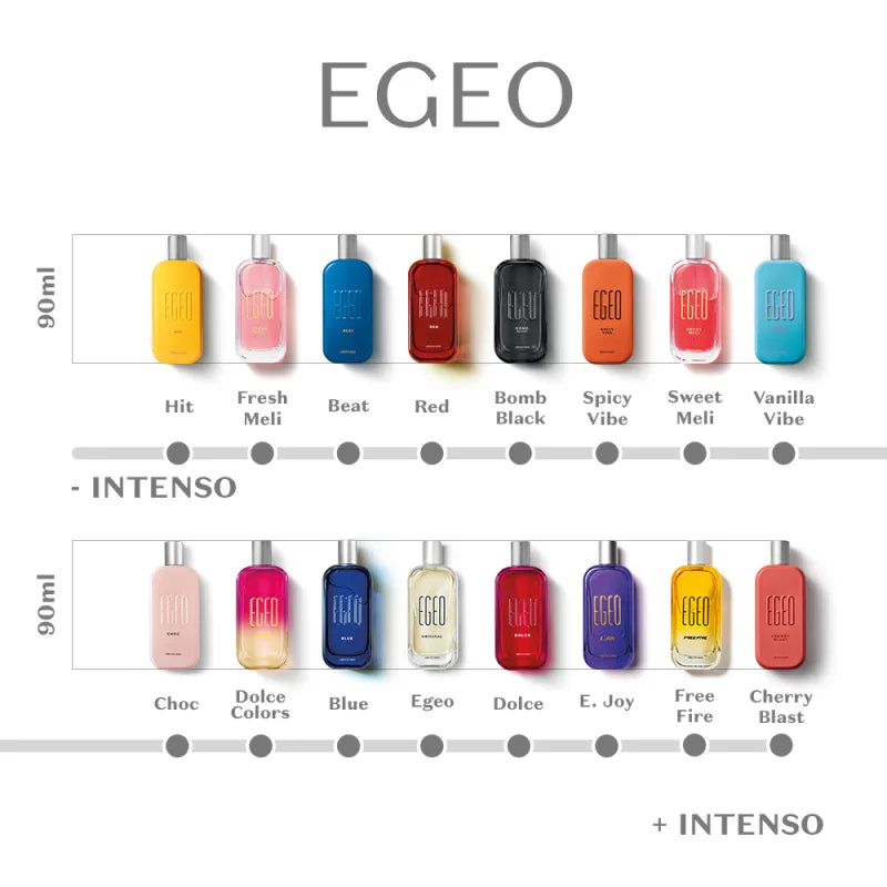 Egeo Red Desodorante Colônia 90ml