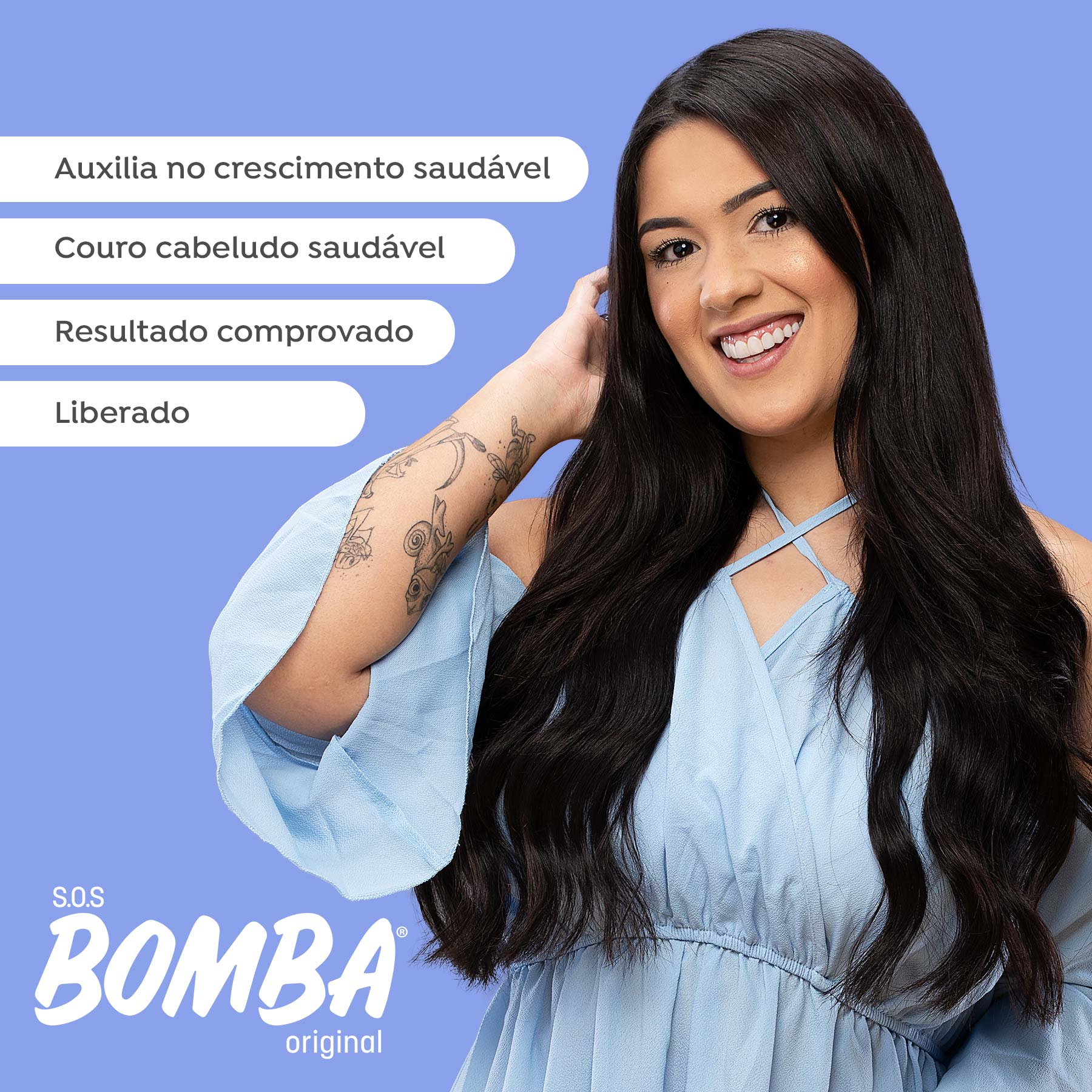 Crescimento Acelerado SOS Bomba Strengthening Tonic 100ml