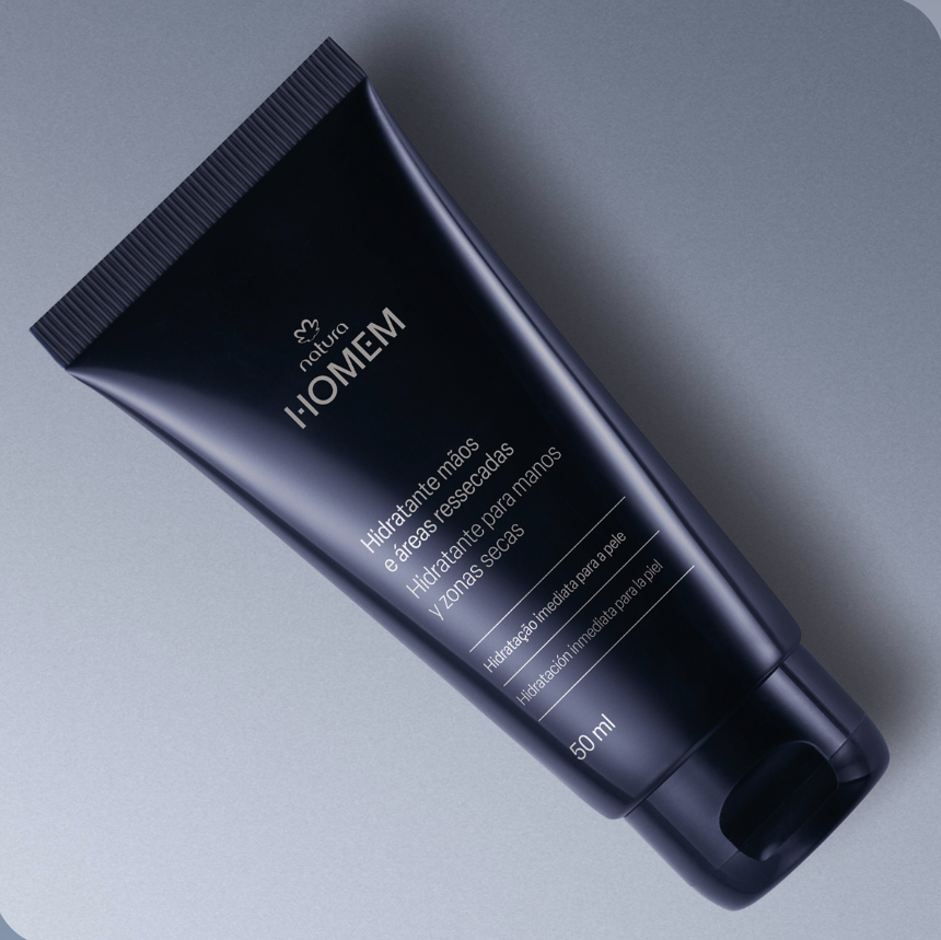 Hidratante para Mãos e Áreas Ressecadas Natura Homem 50ml