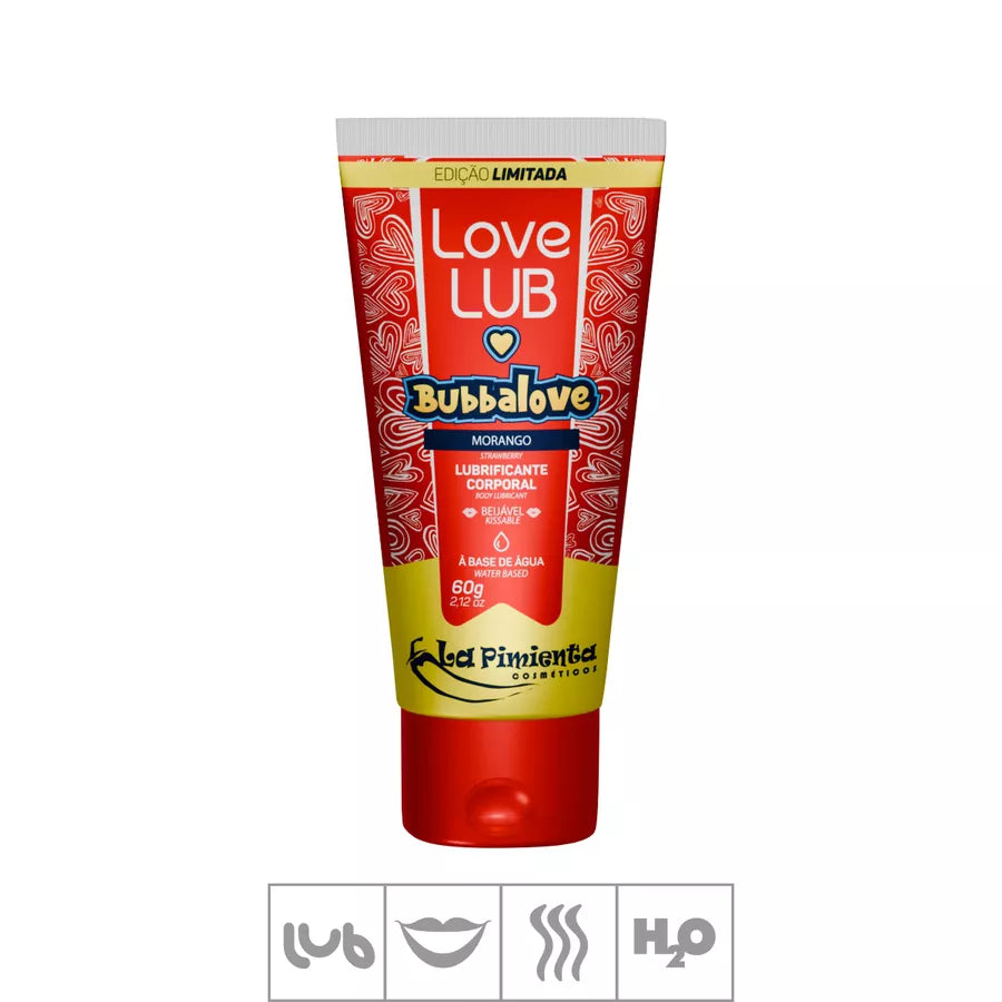 Love Lub Bubbalove Lubricante besable 60 g (ST903) - Fresa