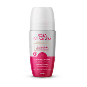 Desodorante Roll on Clareador Rosa Selvagem - 85ml