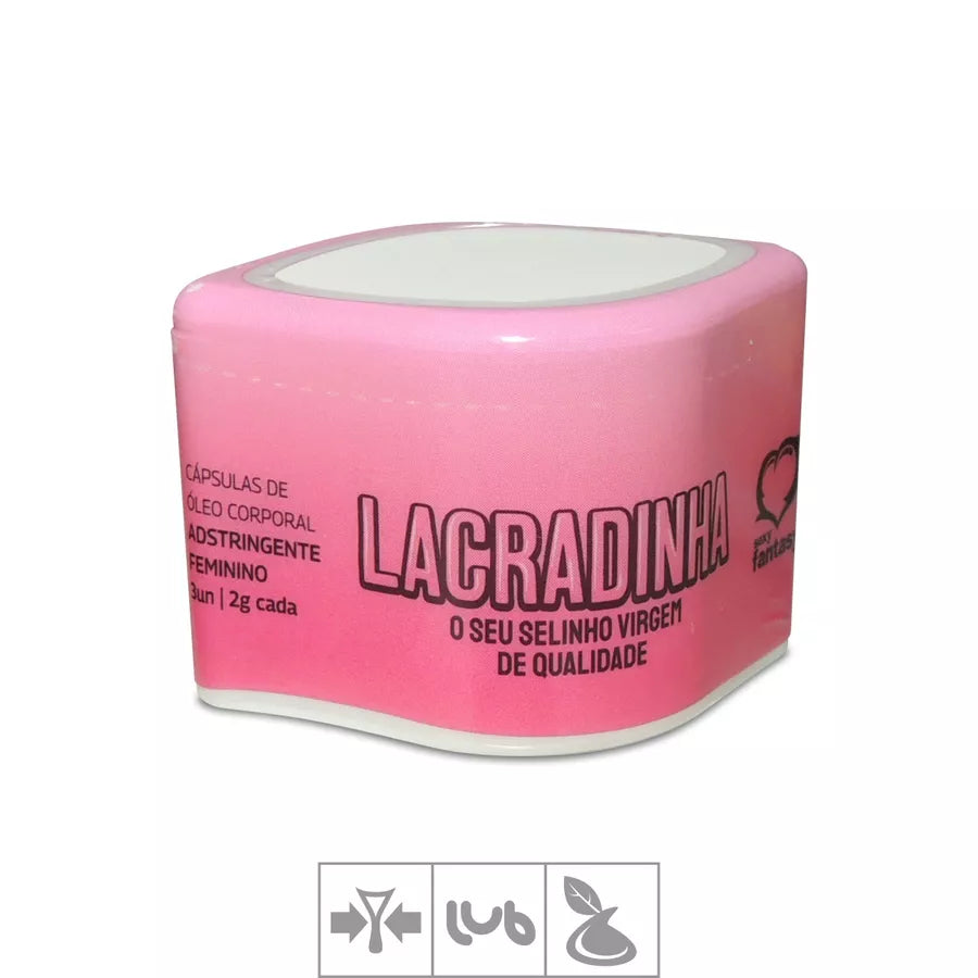 LACRADINHA CÁPSULAS DE ACEITE CORPORAL ADSTRINGENTE FEMENINO 3 UNIDADES SEXY FANTASY