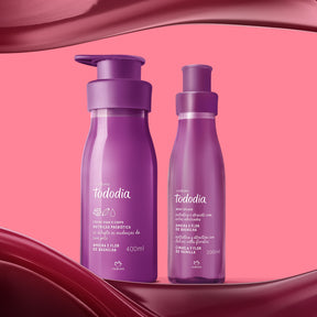Kit de crema nutritiva y splash corporal Tododia de ciruela y flor de vainilla (2 productos) 
