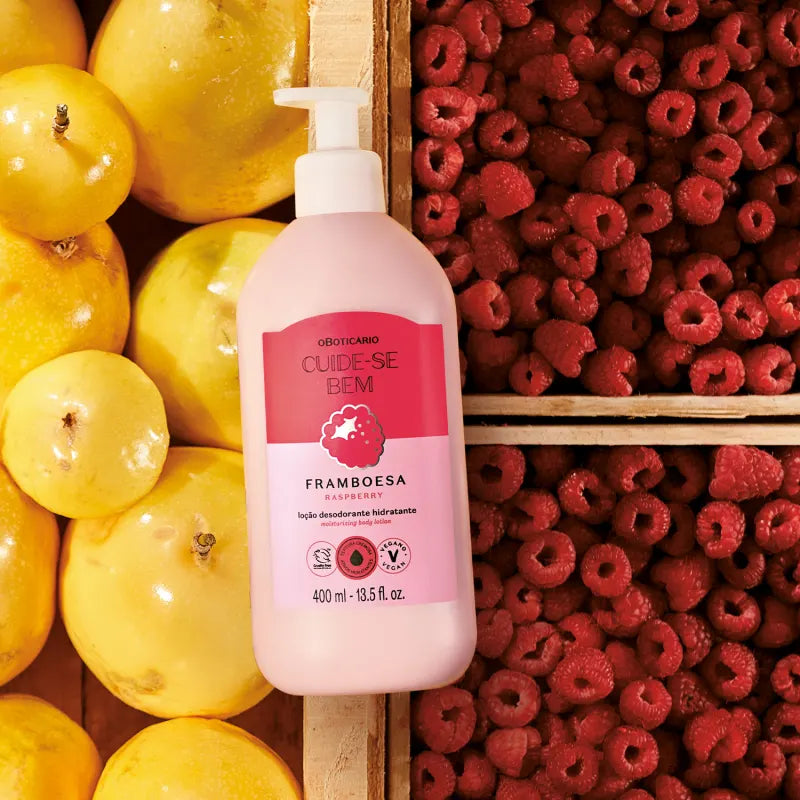 Loção Desodorante Hidratante Cuide-se Bem Feira Framboesa 400ml
