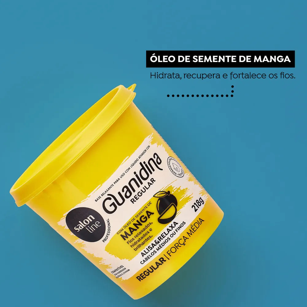 Guanidine Mango Seed Oil Smoothes and Relaxes Salon Line 218gr