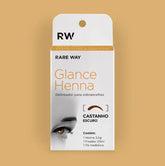 Henna para Sobrancelhas Glance Castanho Escuro 3,5g - Rare Way