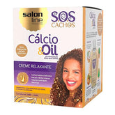 Guanidina SOS Cachos Calcio & Oil Relaxing Cream Salon Line