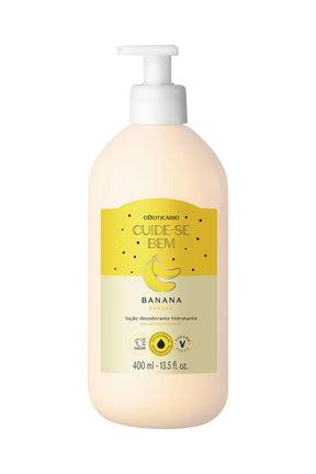 Cuide-se Bem Feira Banana o Boticário - Loção Desodorante Hidratante 400ml