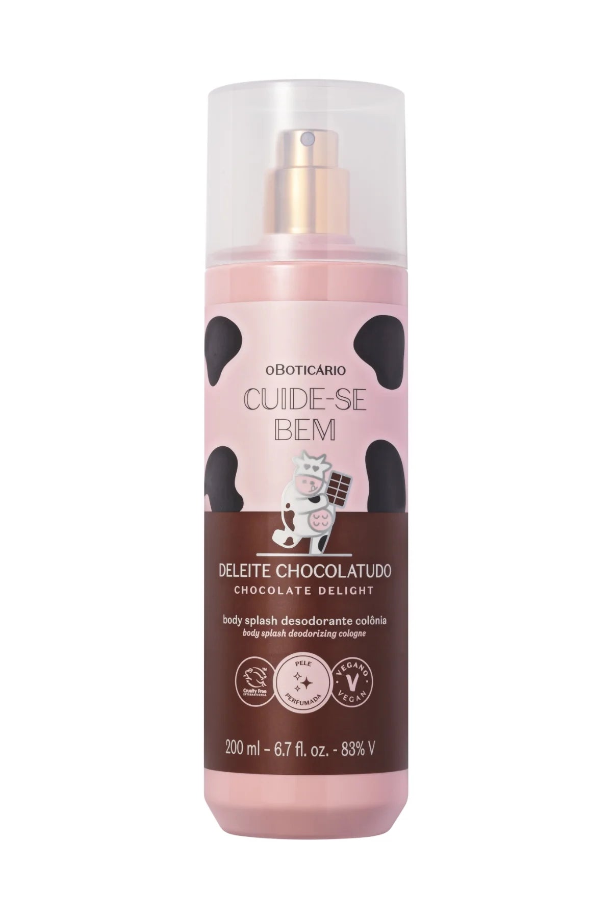 Cuide se Bem Chocolate Milk Body Splash  200ml