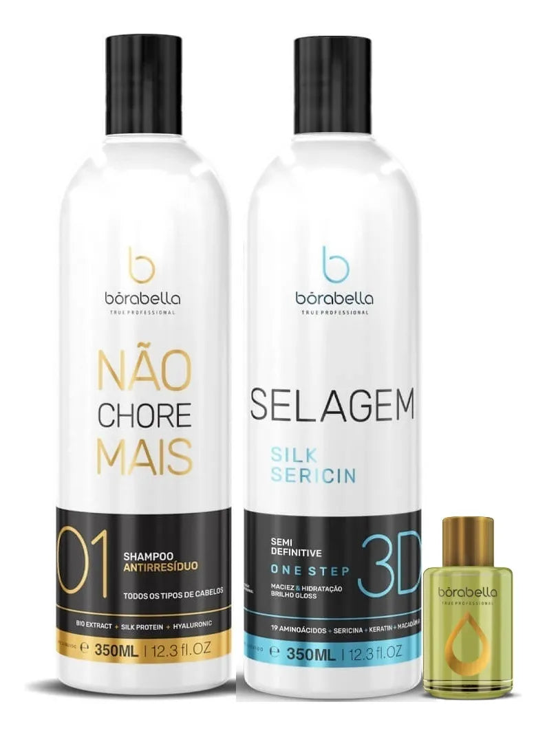 Selagem Borabella Profissional + Shampoo Antiresiduos 350ml