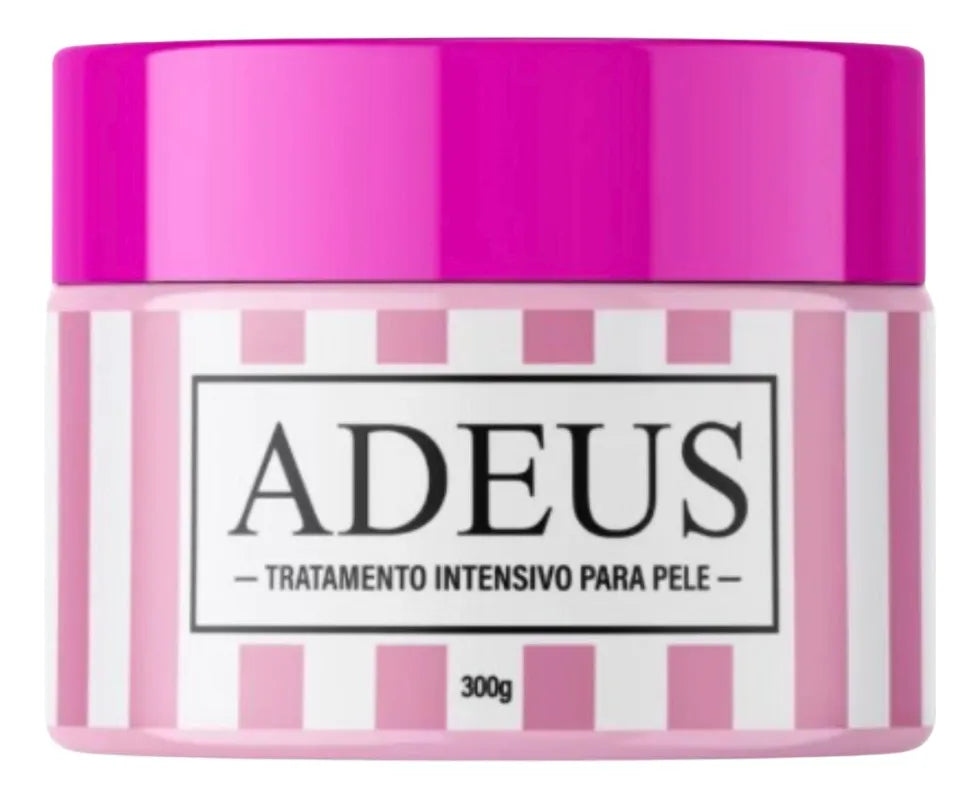 Creme Adeus Oficial Lipedema Celulite Estrias Floral 300g