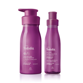Kit de crema nutritiva y splash corporal Tododia de ciruela y flor de vainilla (2 productos) 