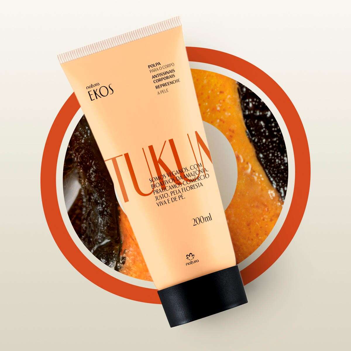 Polpa Desodorante Hidratante para o Corpo Ekos Tukumã 200ml