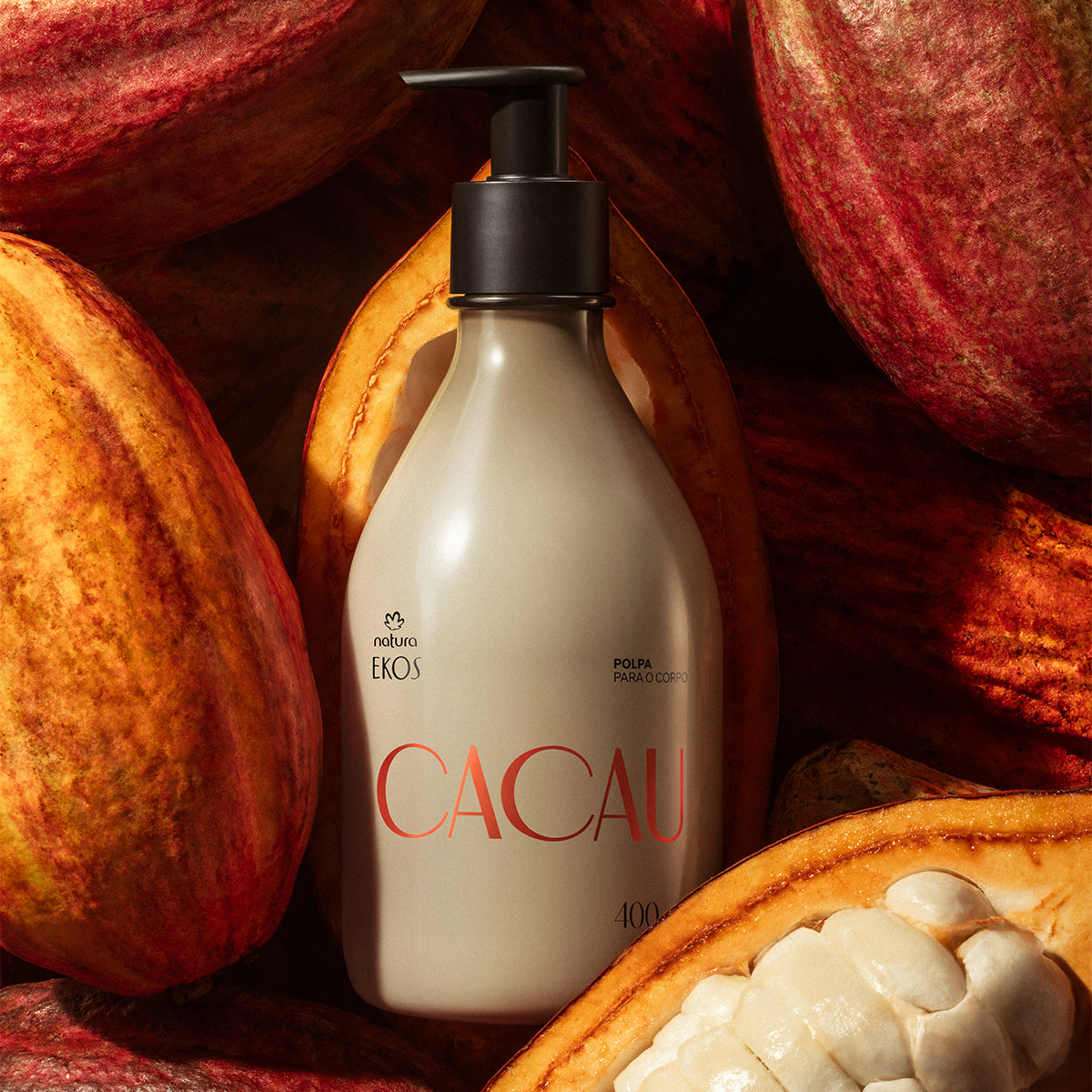 Polpa Desodorante Hidratante Para o Corpo Cacau Ekos - 400ml