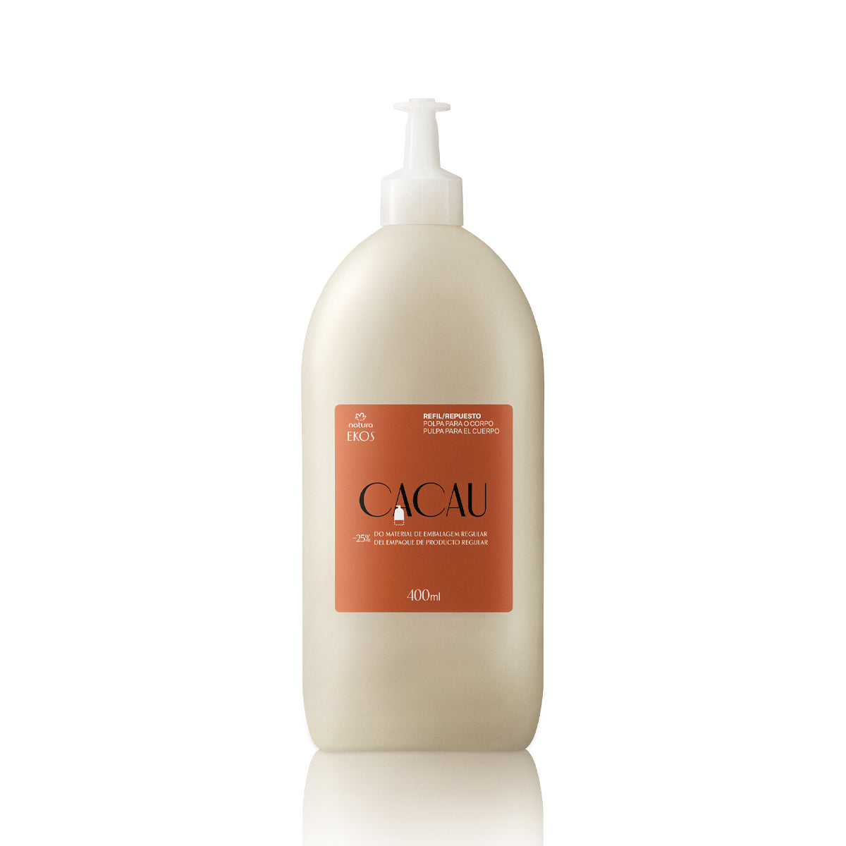 Refil Polpa Desodorante Hidratante para o Corpo Ekos Cacau 400ml