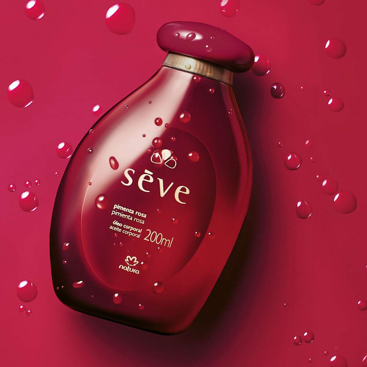 Óleo Corporal Seve Pimenta Rosa - 200ml
