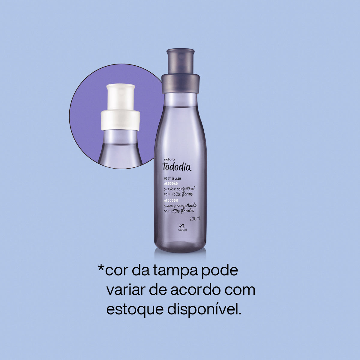 Body Splash Tododia Algodão 200 ml