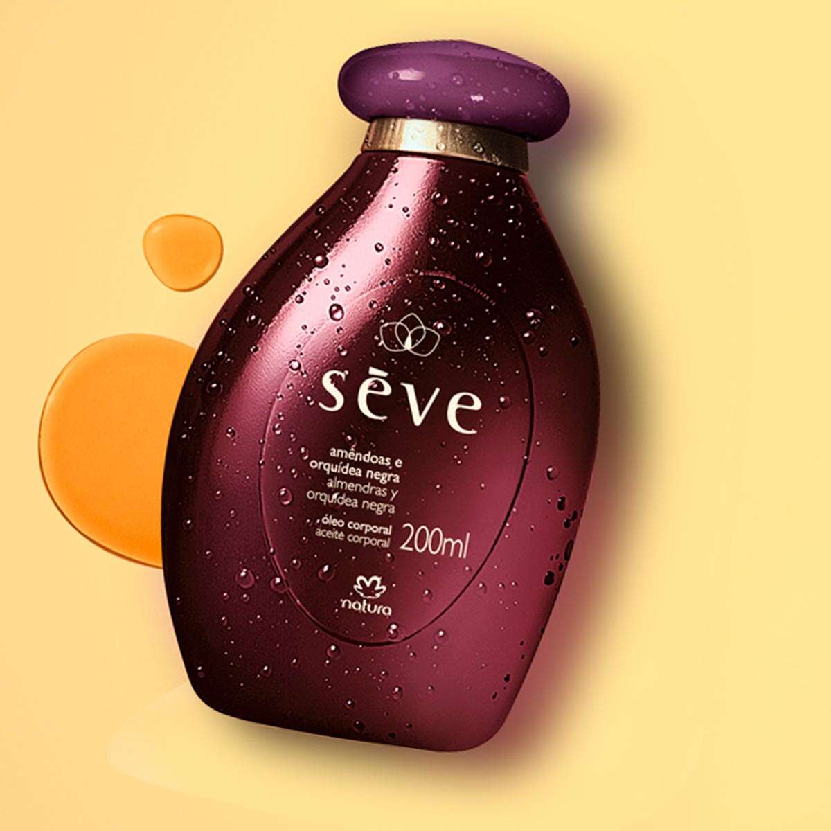 Óleo Corporal Seve Amêndoas e Orquídea Negra - 200ml