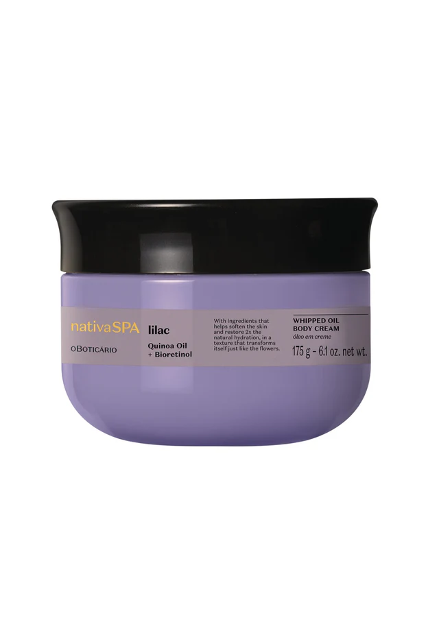 Nativa SPA Lilac Smoothing Whipped Oil Body Cream