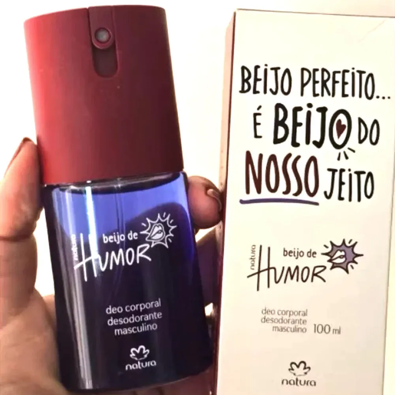 Desodorante Colônia Beijo de Humor Feminino 75 ml