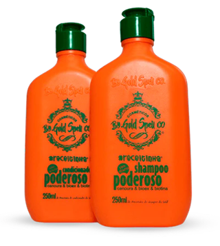 Shampoo e Condicionador Poderoso Gold Spell Set 2x250 mL
