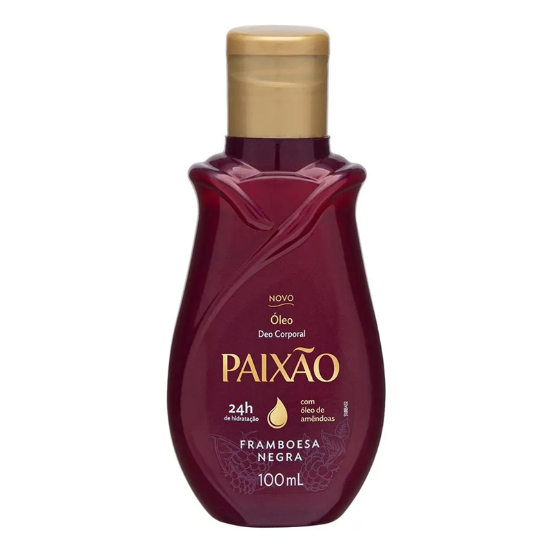 Óleo Corporal Paixão Framboesa Negra 100ml