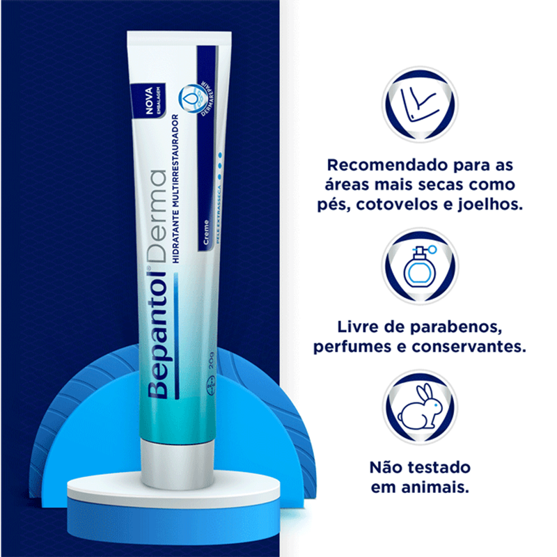 Creme Hidratante Multirrestaurador Bepantol Derma Pele Extrasseca 20g