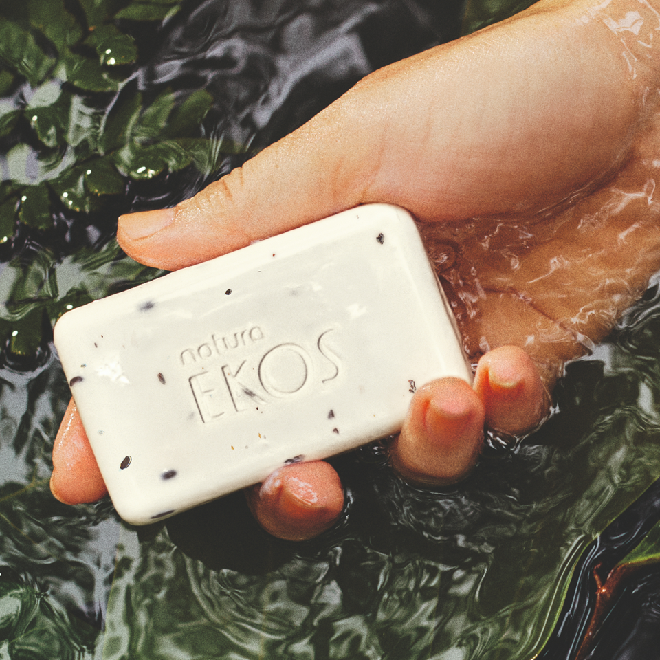 Sabonete em Barra Puro Vegetal Cremoso e Esfoliante Ekos 4x90g