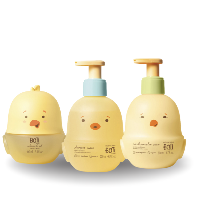 Kit Boti Baby (shampoo + condicionador + Colônia do Sol)