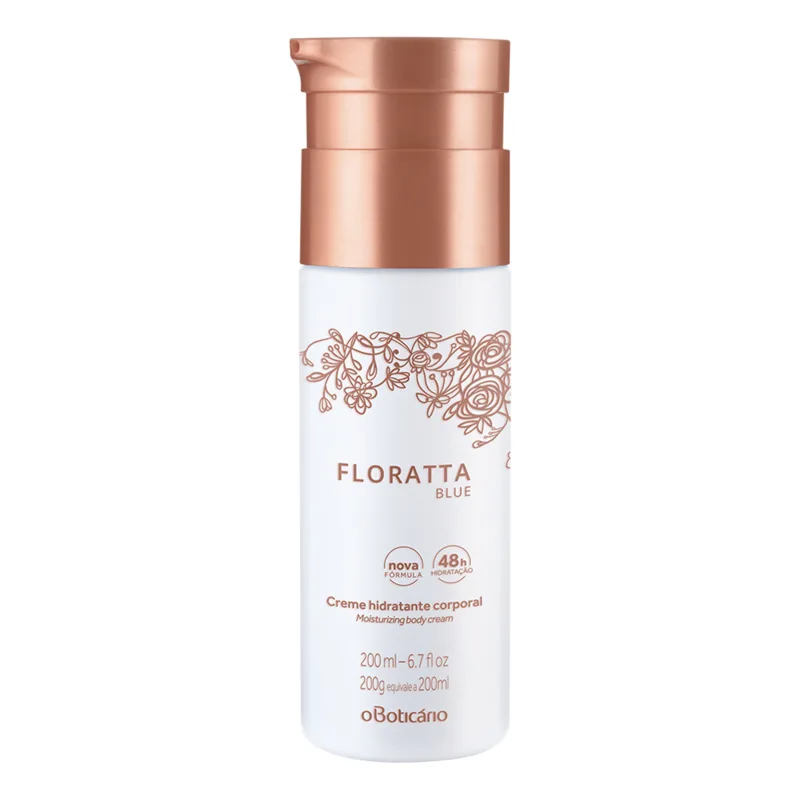 Crema corporal desodorante hidratante Floratta Blue, 200 ml