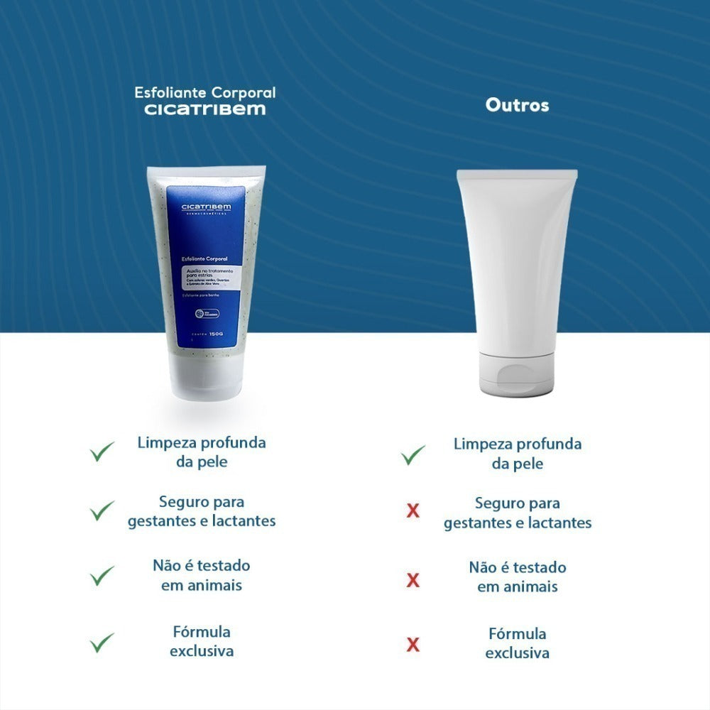 Esfoliante Corporal - Tratamento para Estrias 150g