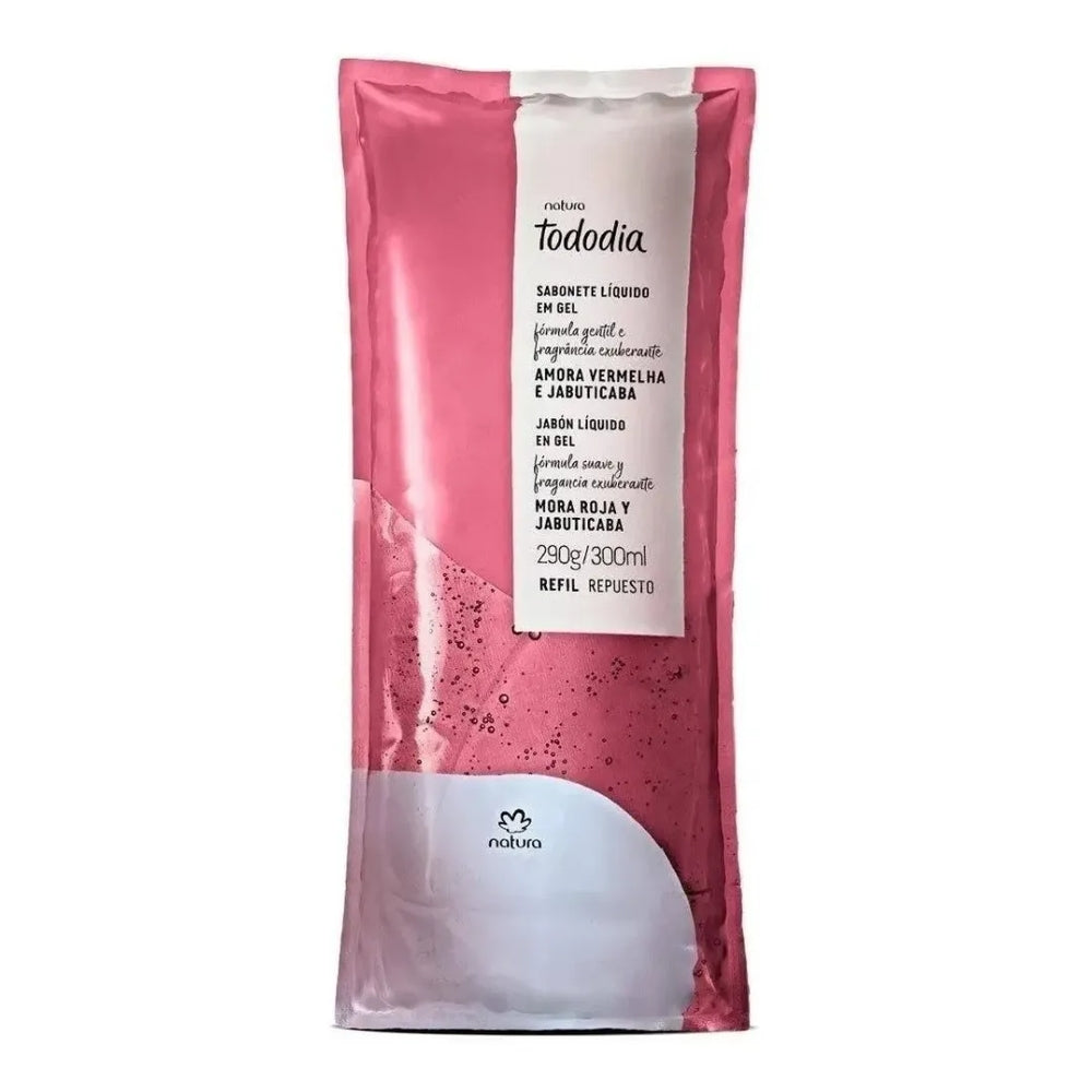 Refil Sabonete Líquido em Gel Amora Vermelha e Jabuticaba