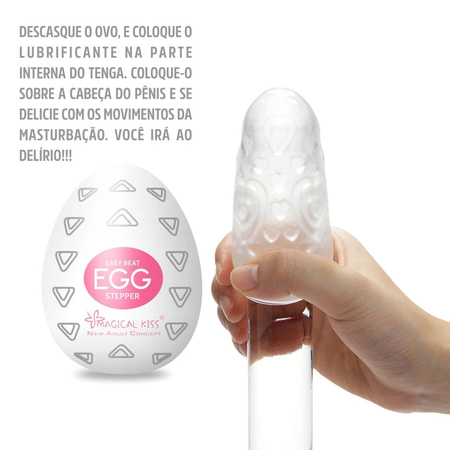 Magical Kiss Egg Masturbator  - Stepper