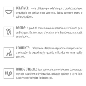 GEL COMESTÍVEL YUMMY HOT 15ML - FRAMBOESA