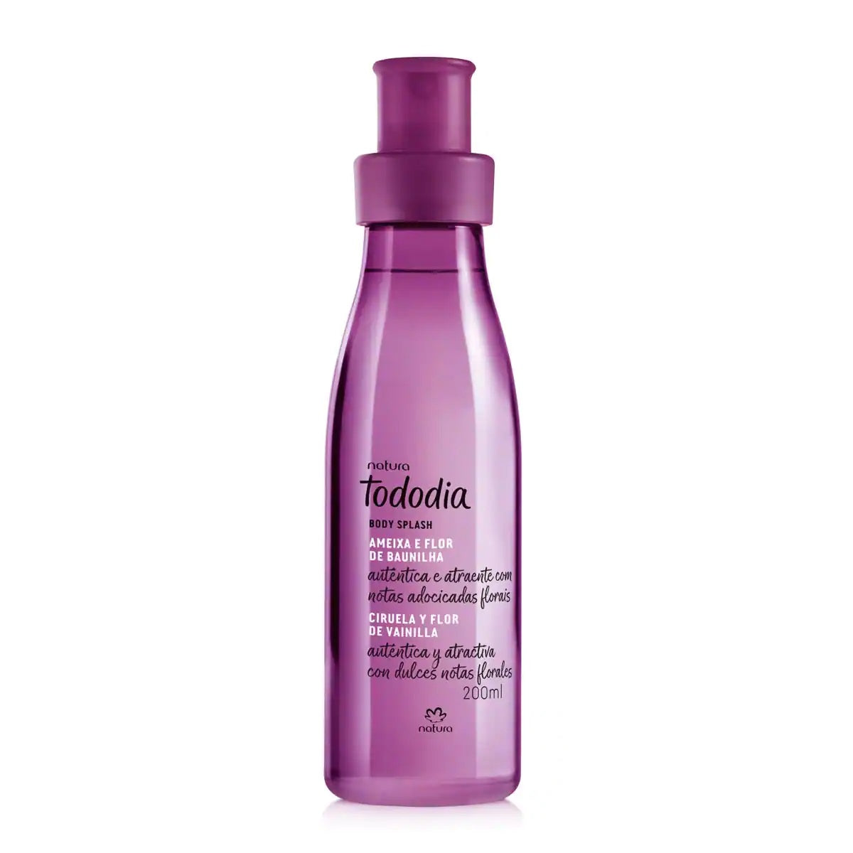 Body Splash Desodorante Colônia Ameixa e Flor de Baunilha - 200ml